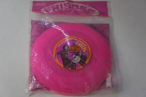 WHAM-O FRISBEE 1973 sellado nuevo en paquete EE. UU. rosa intenso vintage - Imagen 1 de 14