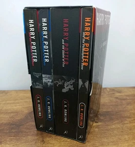 Harry Potter The Box Set First 4 Books By J. K. Rowling - Picture 1 of 18