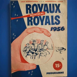 1956 Montreal Royals vs Miami Marlins Baseball Program Satchel Paige Jimmie Foxx - Picture 1 of 23
