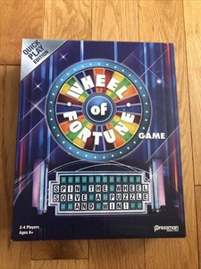 Wheel of Fortune Game by Pressman Quick Play Edition New In Box - Picture 1 of 6