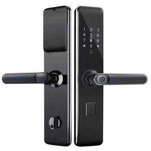 "Smart Security Handle with Digital Tuya Integration - WiFi Enabled Apartment Fi - Picture 1 of 1