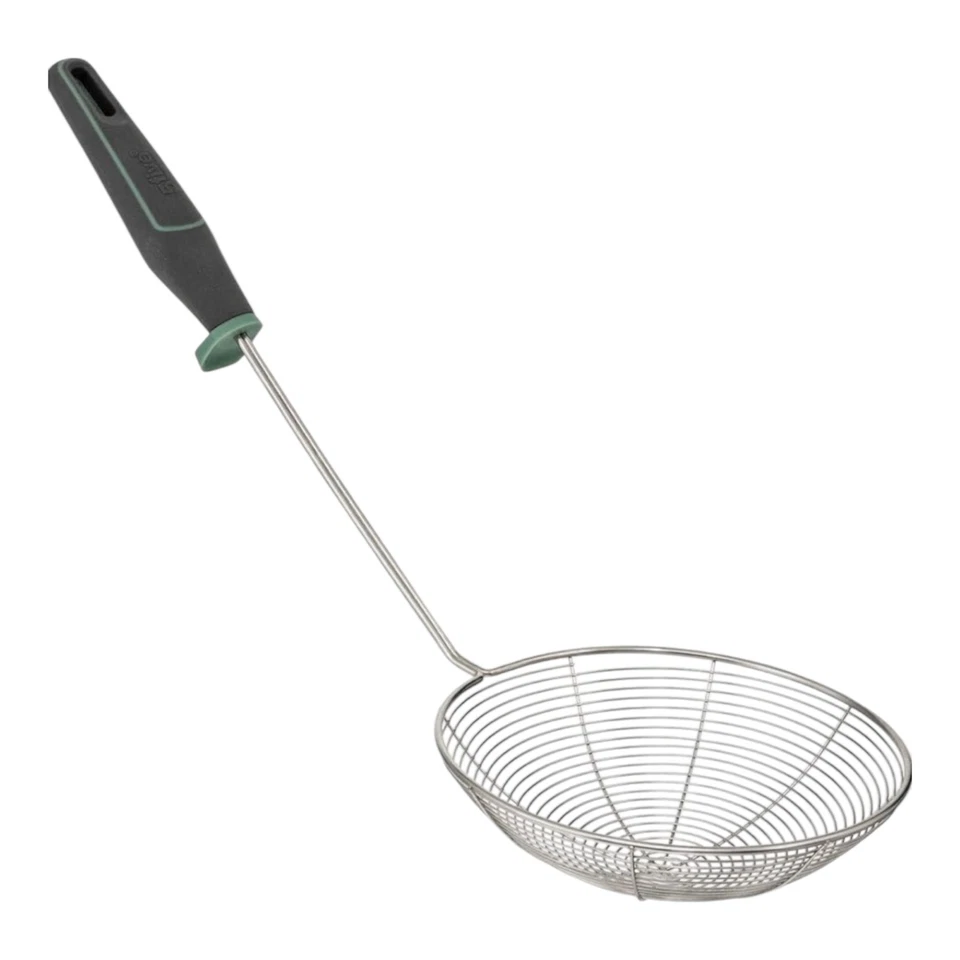 Frittierlöffel Edelstahl 42cm Profi Schaumlöffel Skimmer für Fritteuse & Pommes - Bild 1 von 4