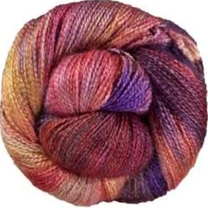 ARCHANGEL Orange+Purple 420yd Malabrigo BABY SILKPACA Soft Alpaca Silk Lace YARN - Picture 1 of 13
