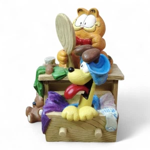 Estatuilla de colección Garfield "Here's Lookin’ At Me" Danbury como nueva con certificado de autenticidad años 80 - Imagen 1 de 6