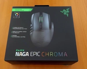 Razer Naga Epic Chroma RARE MMO Wire/Wireless Mouse RC30-012301 NEW BOXED SEALED - Picture 1 of 11