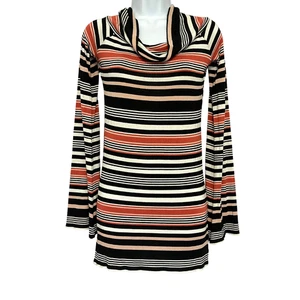 Free People Portland Off Shoulder Tee Womens L Cowl Neck Knit Retro Boho Chic - Picture 1 of 11