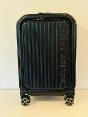 Delsey Paris 1946 22" Front Lid Carry-On Hardside Spinner Luggage, BLACK color - Image 1 of 4