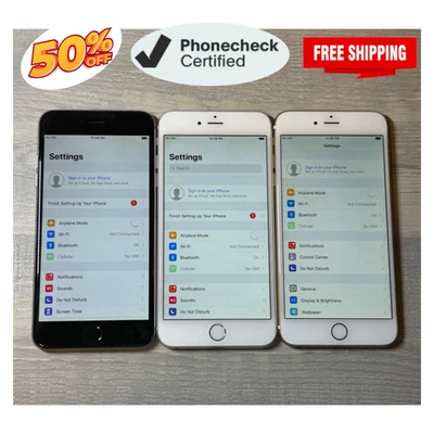 Apple iPhone 6 Plus 16GB 64GB Unlocked Verizon GSM CDMA Silver Gold  - Image 1 of 4