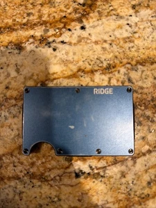 The Ridge RFID Blocking Herren Geldbörse Cash Strap Basecamp Blau GEBRAUCHT! - Bild 1 von 2