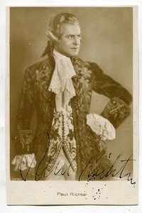 AK Paul Richter, Film, Autogramm, Original signierte Karte 1944 - Bild 1 von 3