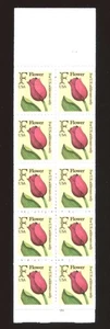 EE. UU. - Panel de folletos de 10 - Sc# 2519 - Flor "F" - MNH - Imagen 1 de 1