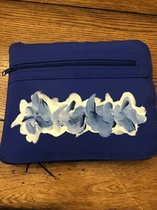 Blue Expandable Duffle Carry On Bag Shoulder Travel Collapsible Zip Up Compact - Picture 1 of 8
