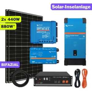 Insel Solaranlage 2000W BA48-2000-Li Komplettsystem 230V PV Solarset - Bild 1 von 24