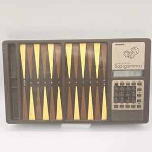 Vintage Tandy Radioshack Computerized Backgammon Game Tested Works! - Picture 1 of 7