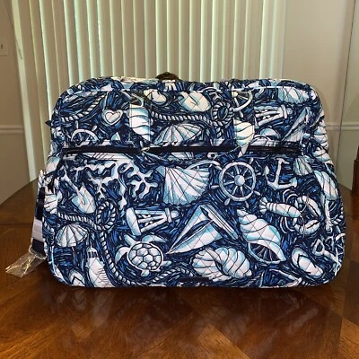 Bolsa de viagem Vera Bradley Grand nova com etiquetas em terra suficiente - Imagem 1 de 4
