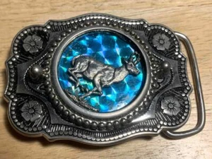 Vintage Western Belt Buckle 2 1/4" x 3 1/8" Made in USA - Picture 1 of 3
