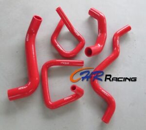 Silicone Radiator Hose Kit for Ford Falcon BA BF FG XR6 XR 6 6cyl Turbo RED