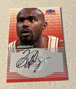 1999-00 Fleer Focus Fresh Ink Auto Tim Hardaway Miami Heat