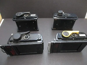 Respaldos de película en rollo Graflex Singer RH 10 y RH12 2X3 4 respaldos para piezas o reparación - Imagen 1 de 6