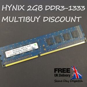 2GB HYNIX DDR3 RAM PC3-10600U 1333MHz for PC