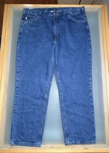 Pantalones de mezclilla para hombre Carhartt azul B18 DST talla 42 x 30 ajuste tradicional. Como nuevo/limpio - Imagen 1 de 8