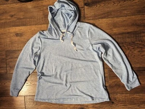 Sudadera con capucha NICOLE MILLER NY Lounge para mujer talla XL manga larga azul pulóver suave - Imagen 1 de 15