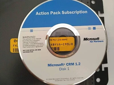 Microsoft Customer Relationship Management (CRM) 1.2 Full Version w/ License - Image 1 of 3