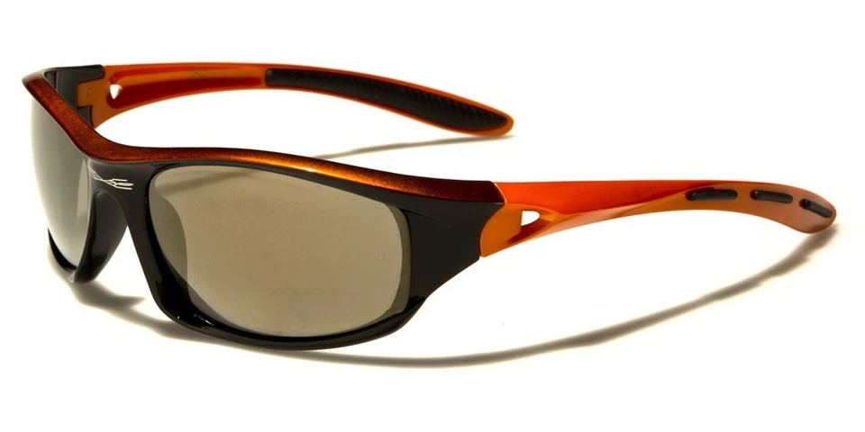 Gafas de sol X Loop XL26004 UV400 Davis G7 negras gafas de sol naranja espejadas nuevas Foto 1 de 1