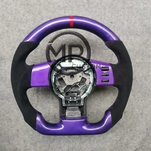 Custom Purple Carbon Fiber Steering Wheel Fit For Nissan 350Z FX35 2003-2009 - Picture 1 of 5