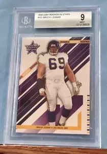 2004 LEAF ROOKIES & STARS BROCK LESNAR WWE RC #155 BGS 9 - Picture 1 of 1