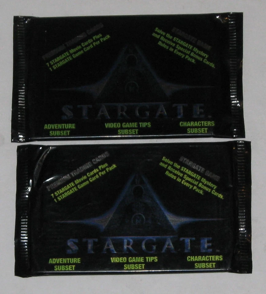Tarjeta de colección Stargate 1994 - 2 paquetes sellados Foto 1 de 1