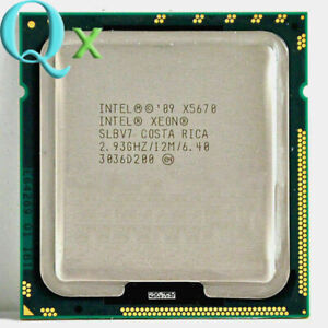 Intel Xeon X5670 LGA1366 CPU processor 2.93GHz 12MB 6.40GTs six core