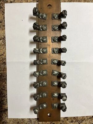 1/4” Copper Ground Bar w 18 lugs 2” x 11" - Image 1 of 4