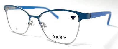 DKNY - DK3007 430 52/16/135 - BLUE / SILVER - NEW Authentic WOMEN EYEGLASSES - Image 1 of 2