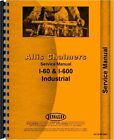 Allis Chalmers I-60 I-600 510 512 614 610 612 Forklift Service Repair Manual