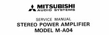 MITSUBISHI M-A04 Schematic Service Manual Schaltplan