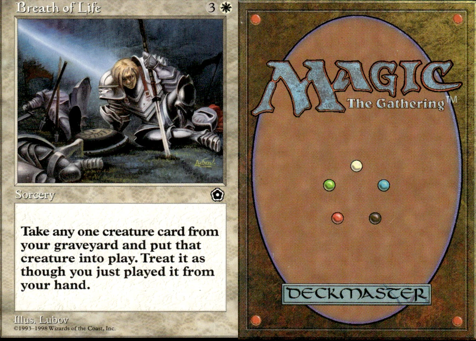 1x Breath of Life - LP - Portal Second Age - SPARROW MAGIC mtg - Image 1 of 1
