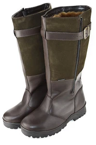 Hanzel leather hunter boots winter boots hunting forester snow boots size 38 - Picture 1 of 12