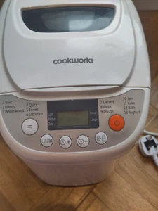Cook works bread maker machine white used - Picture 1 of 8