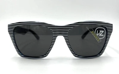 Auténticas gafas de sol VONZIPPER Booker azul blanco a rayas con lentes grises - 56 mm Foto 1 de 4