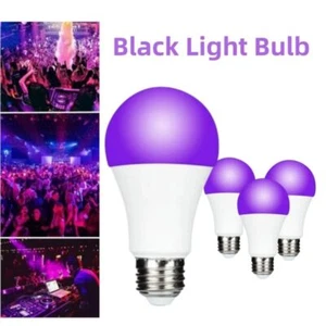 E27 LED Birne 10W UV Glühbirnen Schwarzlicht Ultraviolett Lampe Körper Leuchten UK - Bild 1 von 8