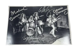 Foto firmata Alice Cooper Band autografata 8x12 Dunaway Smith Bruce - Foto 1 di 5