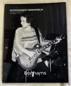 ENTERTAINMENT MUSIC MEMORABILIA Bonhams AUCTION CATALOGUE 2015 rock pop - Picture 1 of 2