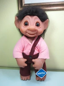 GIANT HENRY 1979 EN TRAJE ORIGINAL - 17" Dam Troll Doll - RARO 5 DEDOS - Imagen 1 de 9