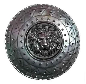 Medieval Shield Lion Legion Shield Templar Viking Norman Knight Iron Shield RS4 - Picture 1 of 4