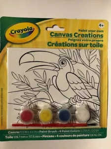 Crayola Canvas Creations - Malen Sie Ihre eigene Mini Leinwand - inkl. Leinwand, Farben - Bild 1 von 6