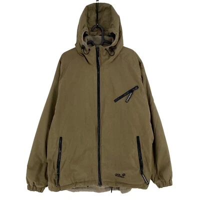 Abrigo Chaqueta Jack Wolfskin Marrón Mezcla Algodón Con Capucha Talla L Foto 1 de 4