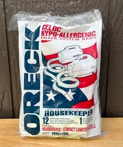 Oreck (Buster B) Compact Canister Model Filter System Vacuum Bags - Picture 1 of 3