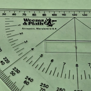 Vtg Weems & Plath Protractor Triangle ~Made in New Zealand -No Handle Prof Style - Picture 1 of 9