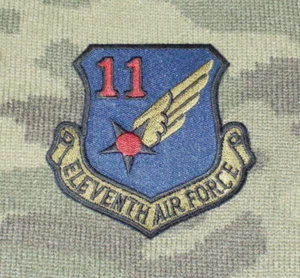 PARCHE AK USAF AF CUARTEL GENERAL UNDÉCIMA 11A FUERZA AÉREA JB ELMENDORF RICHARDSON - Imagen 1 de 1